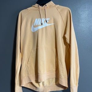 Orange womens Nike hoodie size large